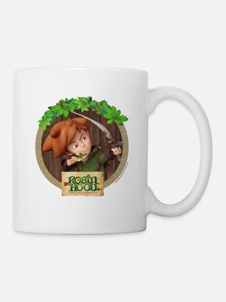 Robin Hood Schlitzohr Von Sherwood Portrait - Tasse - Weiß