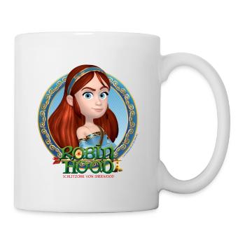 Robin Hood Portrait Von Maid Marian - Tasse - Weiß - Rechts