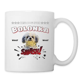 Chemise Bolonka - chemise chien - Mug blanc - blanc - Droite