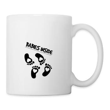 babies inside - Mug - white - Right