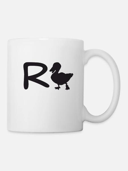 Rente. R-Ente. - Tasse - Weiß