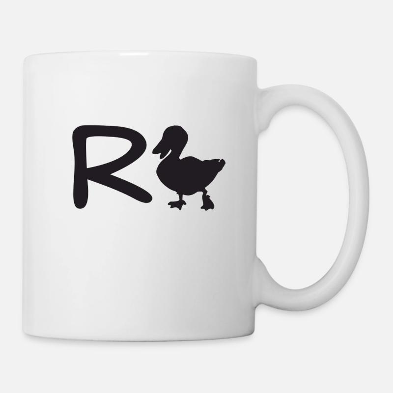 Rente. R-Ente. - Tasse - Weiß