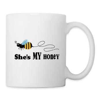 Elle est mon chéri - Mug blanc - blanc - Droite