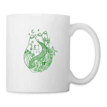 Keep earth simple - Mug blanc - blanc - Droite