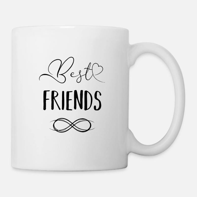 Beste Freunde - Tasse - Weiß