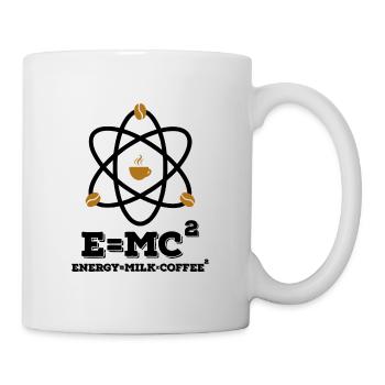 Energy Milk Coffee Physics Gift - Mug - white - Right