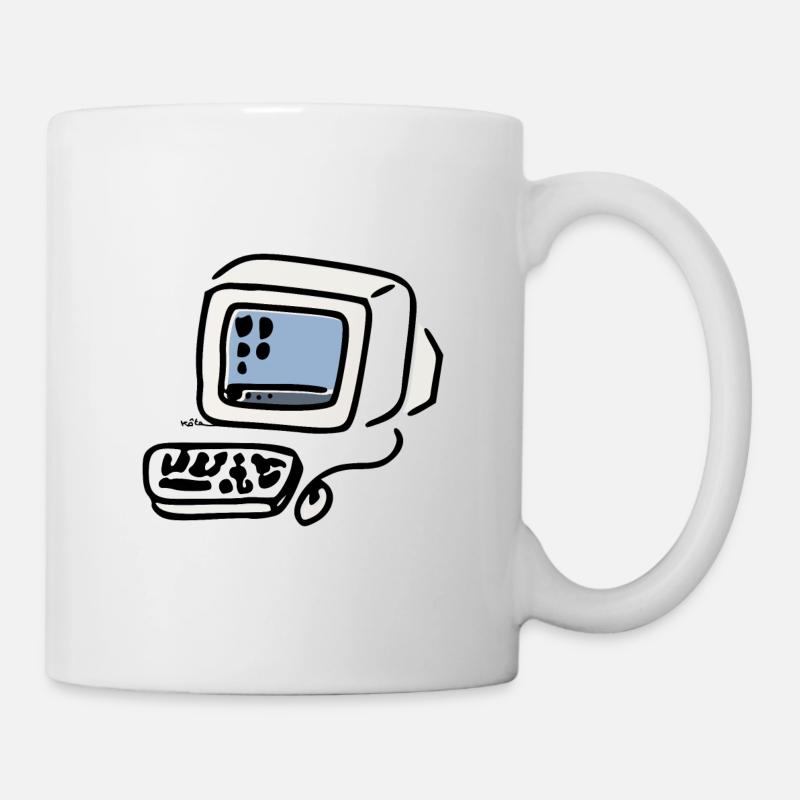 Kathodischer Computer - Tasse - Weiß