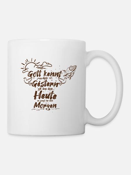 Bibelverse - Christlich - Jesus - Tasse - Weiß