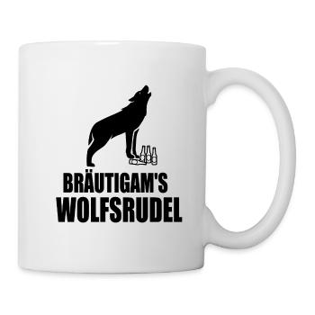 Bräutigam's Wolfsrudel - Tasse - Weiß - Rechts