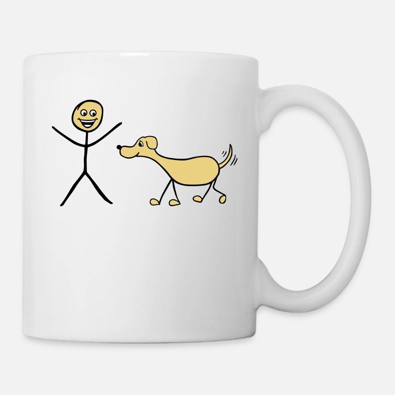 Ich und Hund - Tasse - Weiß