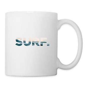 Surf - Tasse - Weiß - Rechts