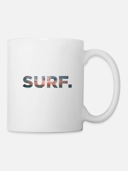 Surf surfing surfing surfer surfer - Mug - white