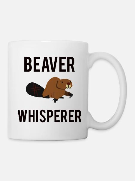BEAVER: Beaver Whisperer - Tasse - Weiß