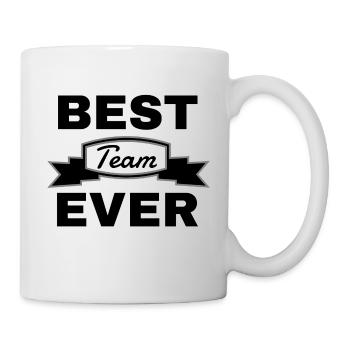 Team shirt • Best Team Ever • Gift - Mug - white - Right