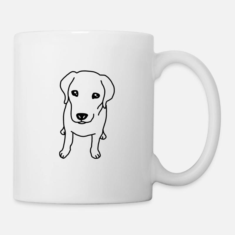 Labrador - Tasse - Weiß