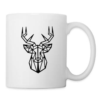 DEER DEER DEER DEER HEAD HUNT HUNTER - Mug - white - Right