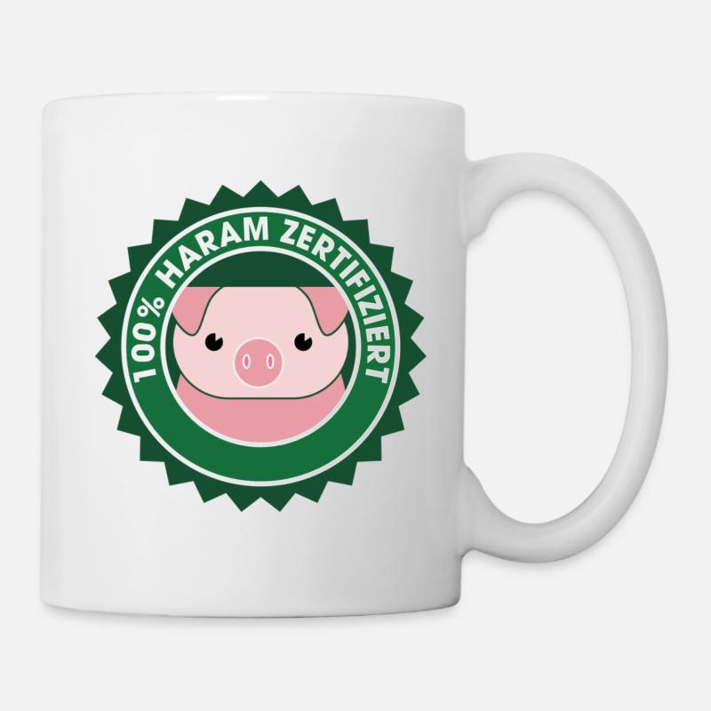 100% Haram - Tasse - Weiß