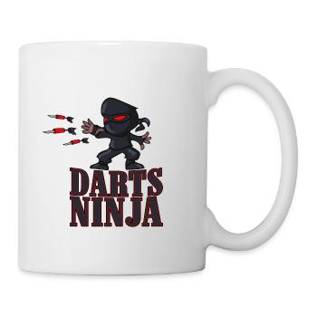 Darts ninja - Mug - white - Right
