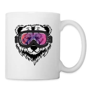 Ski Skiing Skier Baer Gift - Mug - white - Right