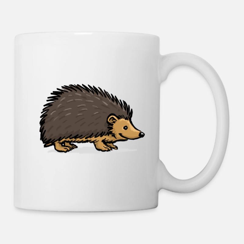 hérisson - Mug blanc - blanc