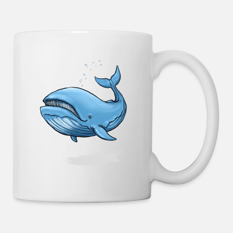 Wal - Tasse - Weiß