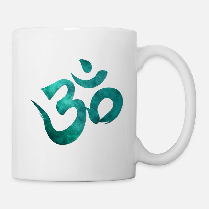 Om Zeichen - Tasse - Weiß