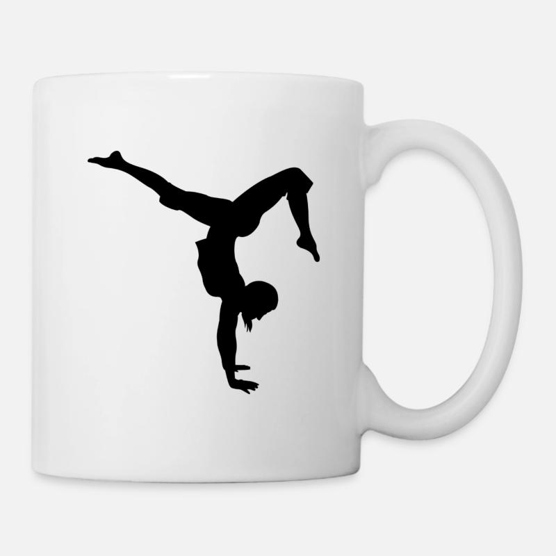 Danseur de gymnastique - Mug blanc - blanc