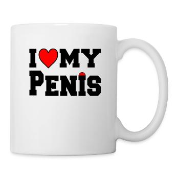 i love my penis - Mug - white - Right