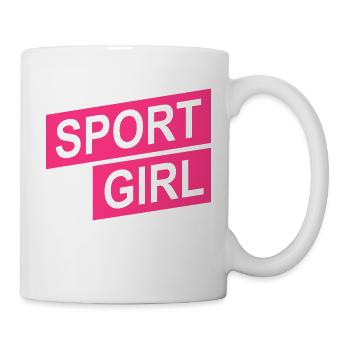 fille de sport pur - Mug blanc - blanc - Droite