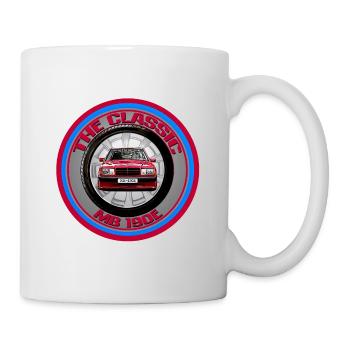 Coole Benz T-Shirt Classic Car 190E Geschenkidee - Tasse - Weiß - Rechts