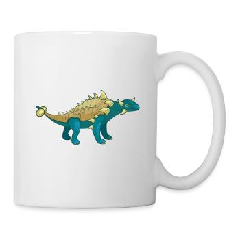 Dinosaur Ankylosaurus - Mug - white - Right