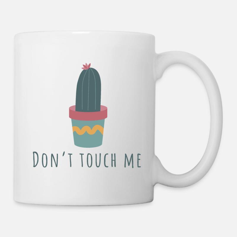 Nicht. Fass mich an - Tasse - Weiß
