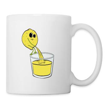 Lemonade Pees Lemonade Design simple et parfait - Mug blanc - blanc - Droite