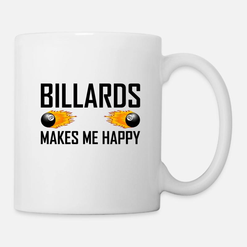 Billard billard joueurs billard - Mug blanc - blanc