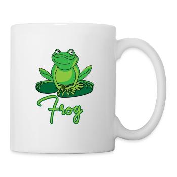 Grenouille feuillue - Mug blanc - blanc - Droite