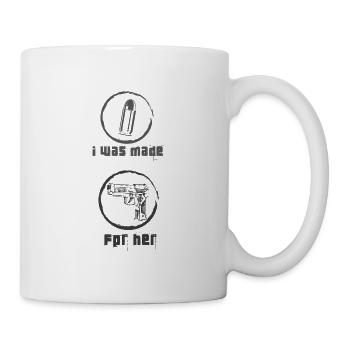 Gun Shell Patron - Tasse - Weiß - Rechts