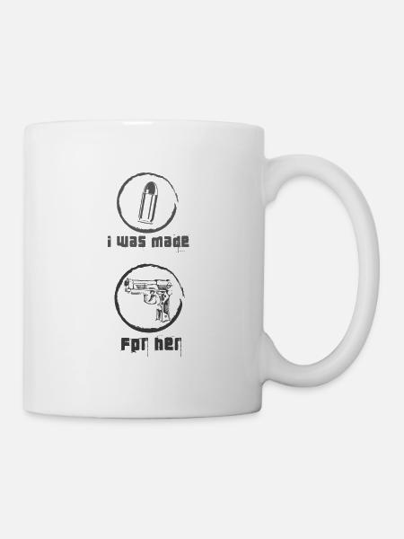 Gun Shell Patron - Tasse - Weiß