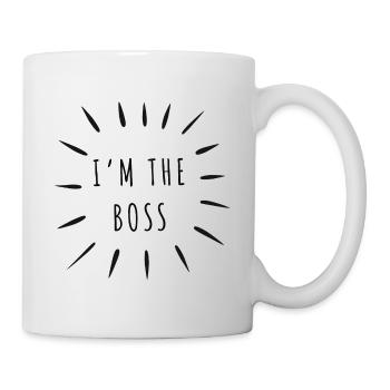 I’m the boss - Mug blanc - blanc - Droite