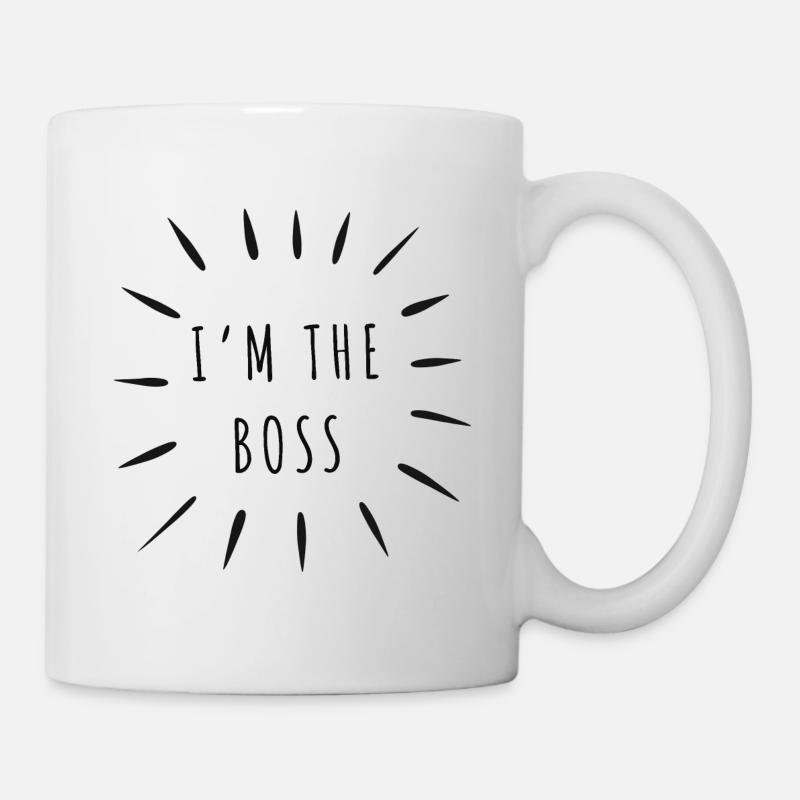 Ich bin der Boss - Tasse - Weiß