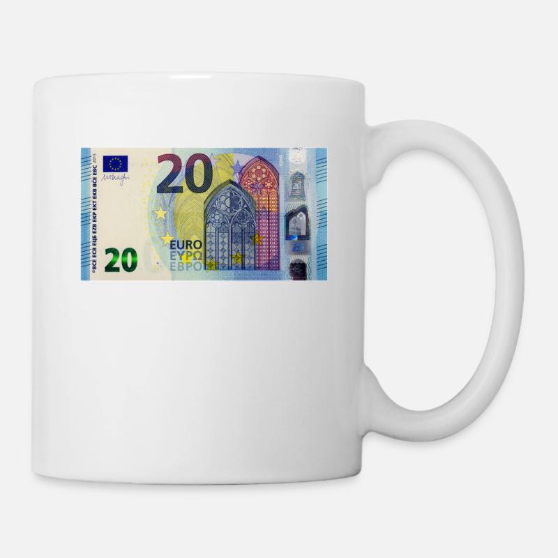 20 euro - Tasse - Weiß