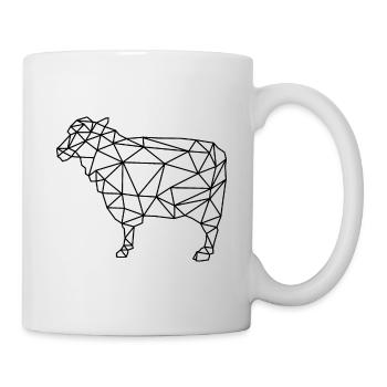 mouton - Mug blanc - blanc - Droite
