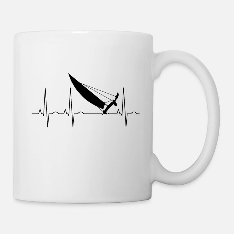 Catamaran - impulsion / fréquence - Mug blanc - blanc
