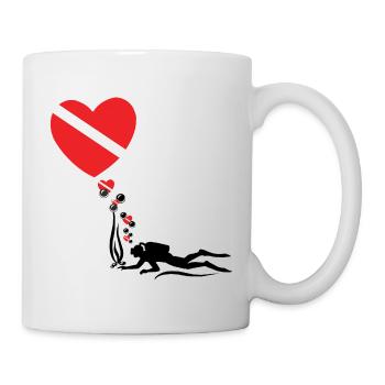 PLONGÉE SOUS-MARINE - Mug blanc - blanc - Droite