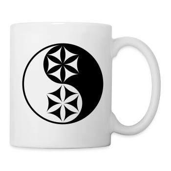 Yin Yang | Géométrie sacrée - Mug blanc - blanc - Droite
