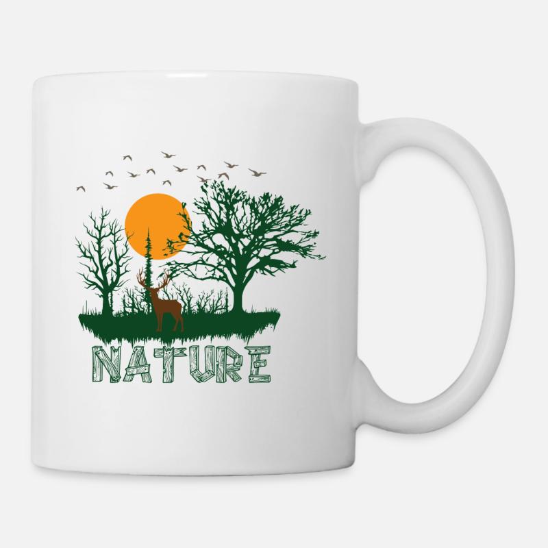 Natur - Tasse - Weiß