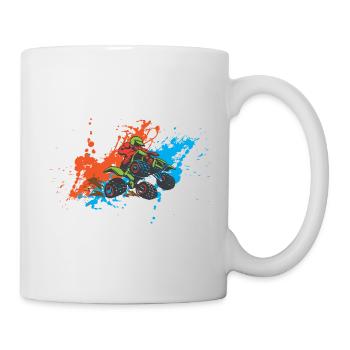 quad bike - Mug - white - Right
