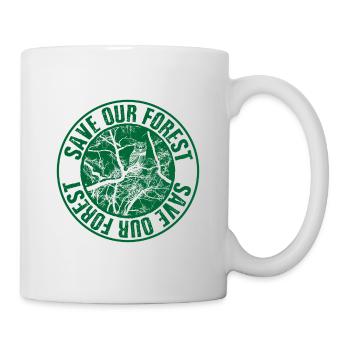 Save Forest - Tasse - Weiß - Rechts