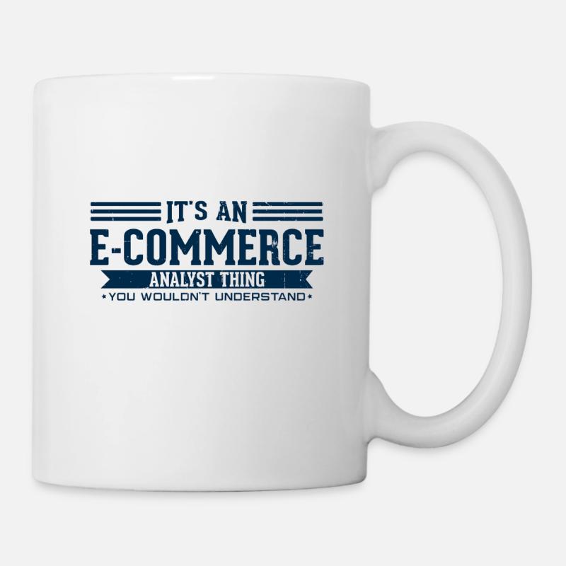 Commercio elettronico - Tazza - bianco