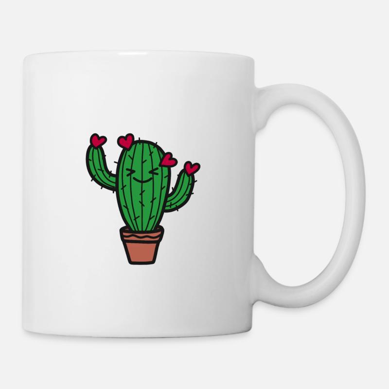 Amour de cactus - Mug blanc - blanc