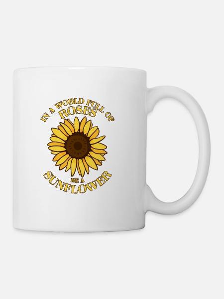 Sunflower - Mug blanc - blanc